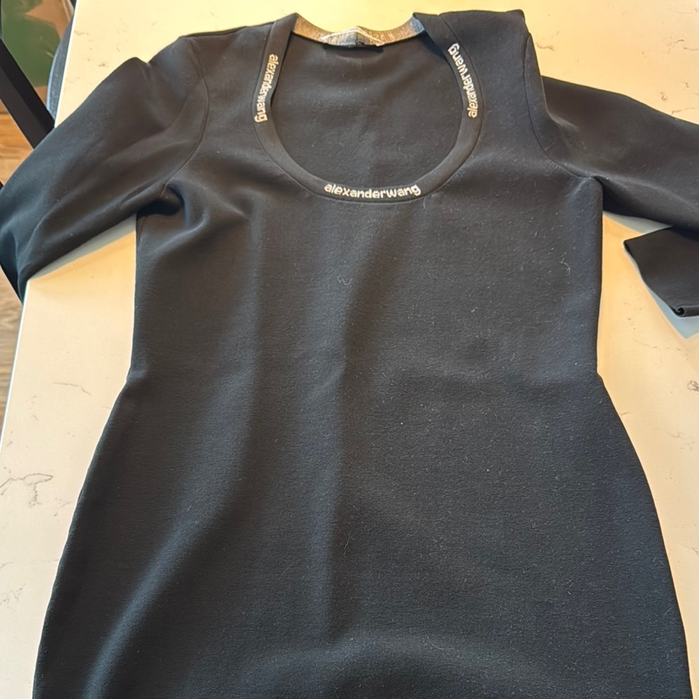 Alexander Wang Black Long Sleeve Dress